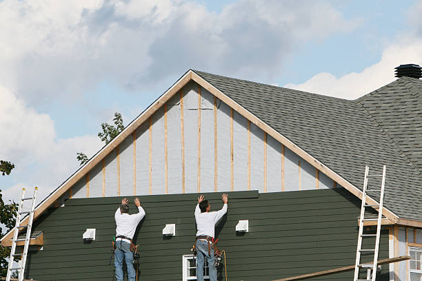 Professional Siding Installation technician working in Churchton, MD